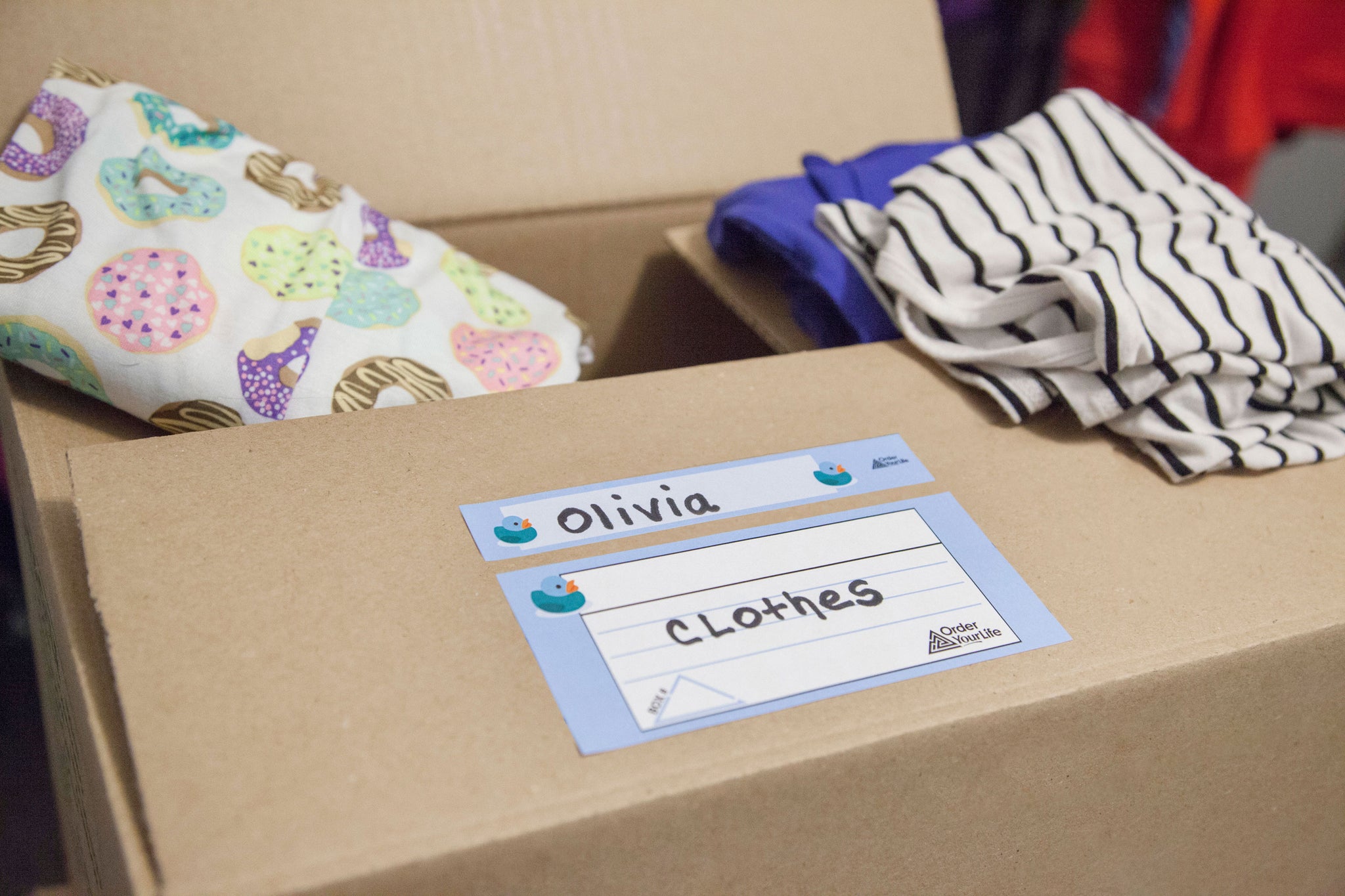 Child’s Room Moving Labels (Blue)
