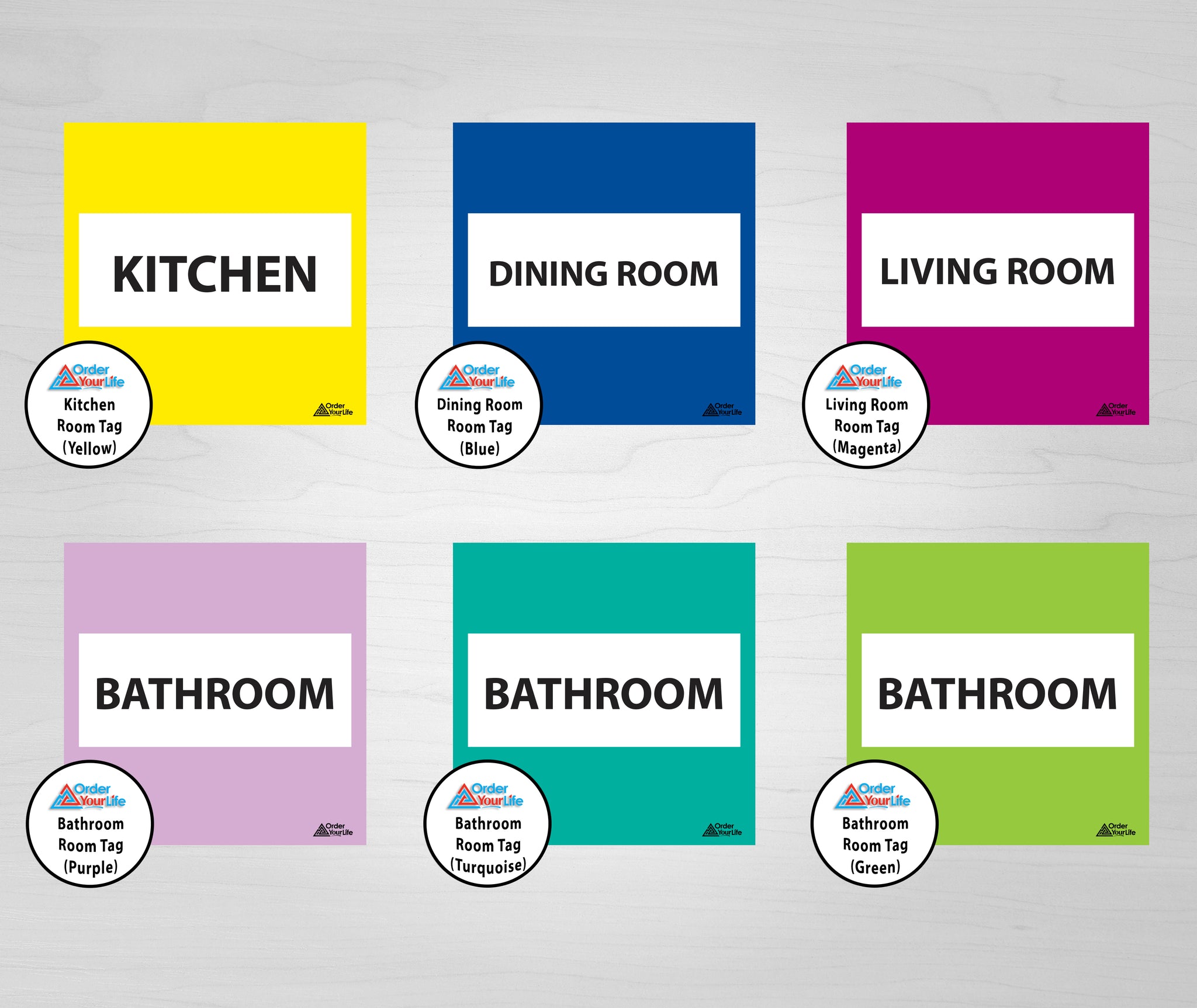 Room Tags – Order Your Life